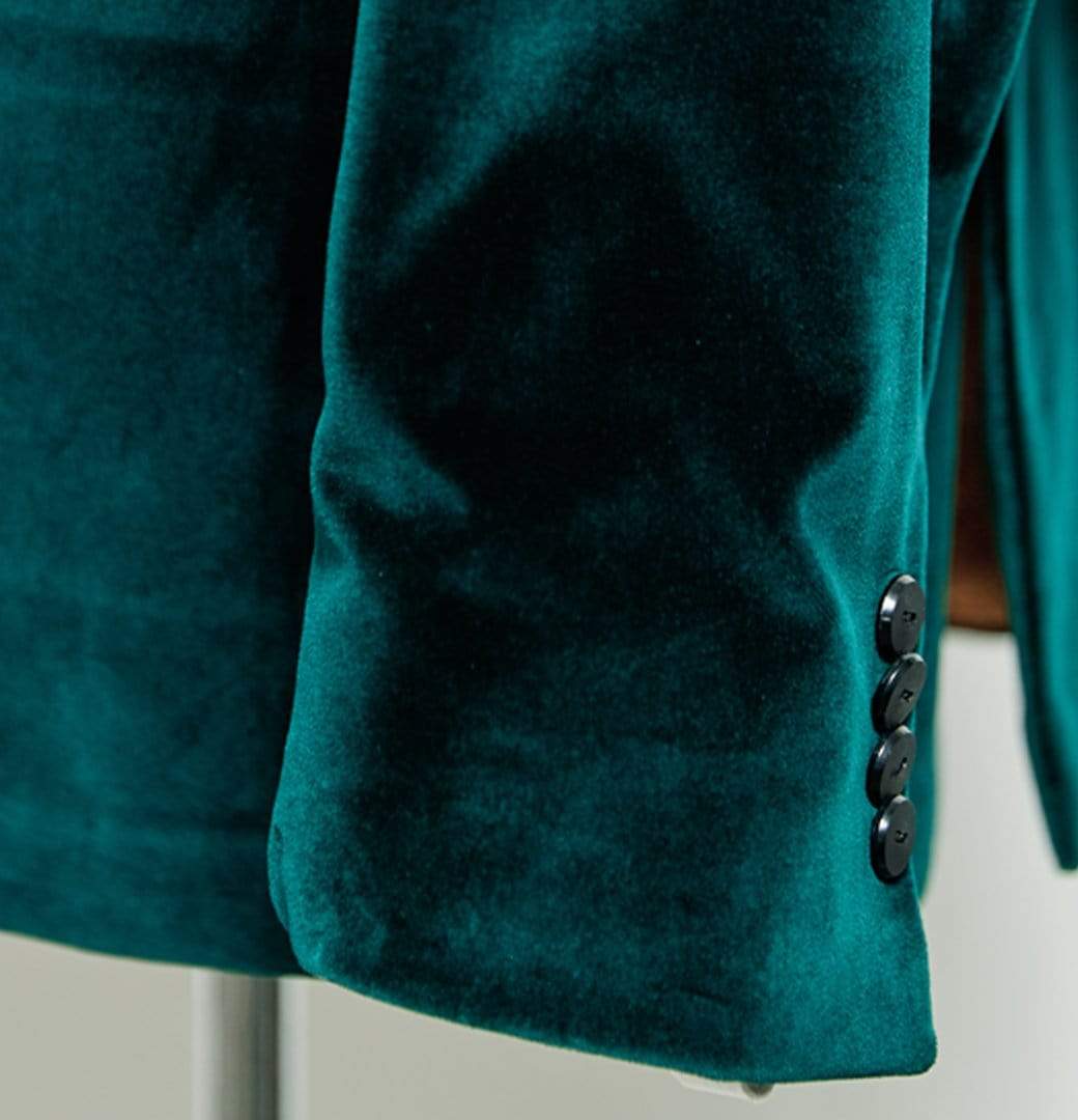 Emerald green hot sale velvet tuxedo